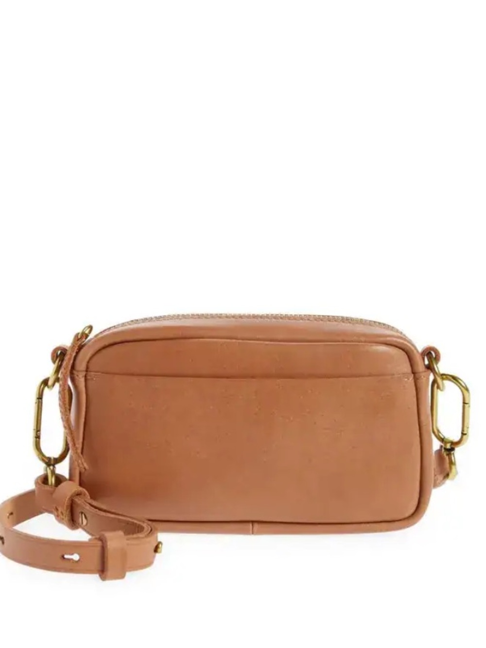 Madewell the leather carabiner mini bag